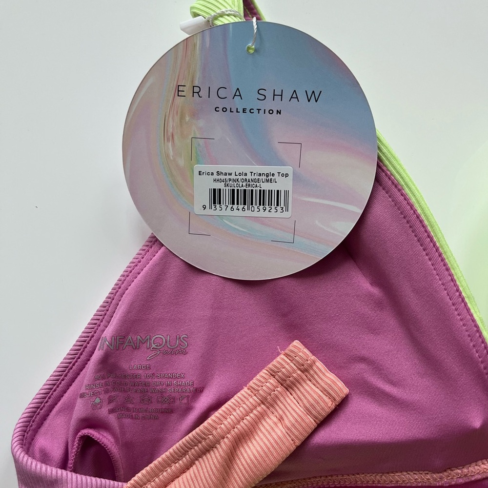 NWT 🩷mommy & son🩷
Infamous Swim x Erica Shaw bikini & matching toddler trunk - Picture 8 of 11